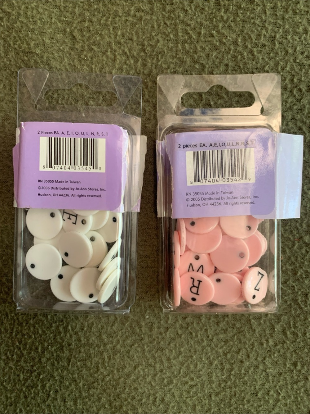 Jo-Ann Scrap Essentials sealed and open letters. Making Memories brads. - Picture 13 of 15